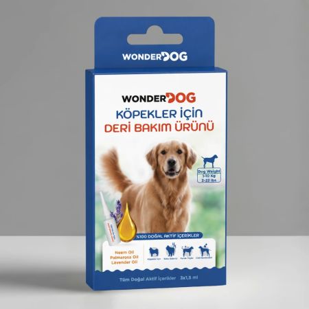 WonderDog Köpek Deri Ve Tüy Bakım Yağı Bit Pire Kene Damlası 3x1,5 ml