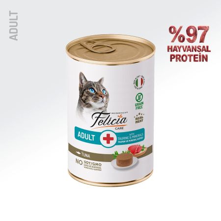 Felicia Tahılsız ve Ton Balıklı Yetişkin Kedi Konservesi 400 gr