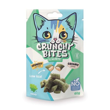 M-Pets Crunchy Bites Catnipli Kedi Ödül Maması 60 gr