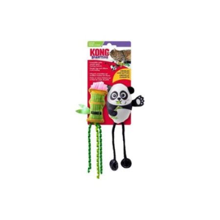Kong Scrattles Panda ve Bambu Peluş Kedi Oyuncağı 2'li