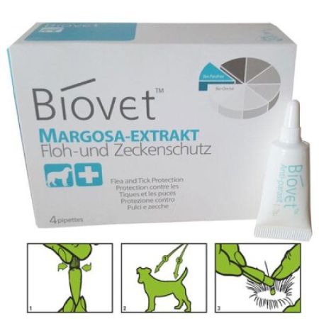 Bioline Biovet Bitkisel Büyük Irk Köpek Deri Damlası 4'lü