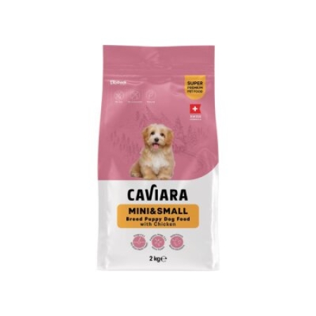 Caviara Tavuklu Mini ve Küçük Irk Yavru Köpek Maması 2 Kg