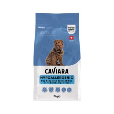 Caviara Hipoalerjenik Somonlu ve Pirinçli Orta ve Büyük Irk Yetişkin Köpek Maması 2 Kg