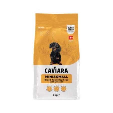 Caviara Tavuklu Mini ve Küçük Irk Yetişkin Köpek Maması 2 Kg
