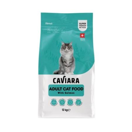 Caviara Somonlu Yetişkin Kedi Maması 12 Kg