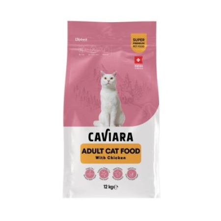 Caviara Tavuklu Yetişkin Kedi Maması 12 Kg