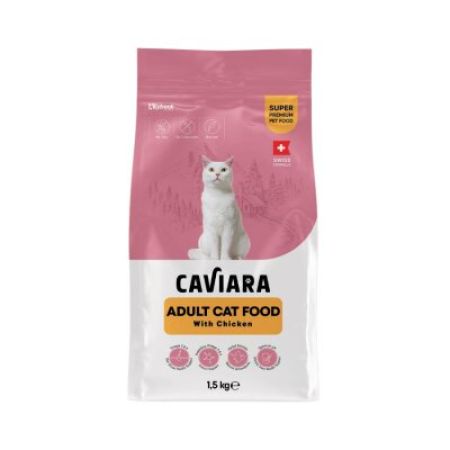 Caviara Tavuklu Yetişkin Kedi Maması 1,5 Kg