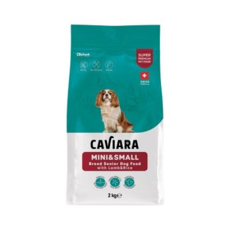 Caviara Kuzu Etli ve Pirinçli Mini ve Küçük Irk Yaşlı Köpek Maması 2 Kg