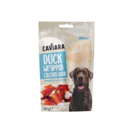 Caviara Ördek Etli Kalsiyum Kemik Köpek Ödül Maması 80 Gr