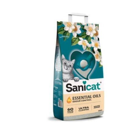 Sanicat Essential Oils Yasemin Kokulu Kedi Kumu 10 Kg