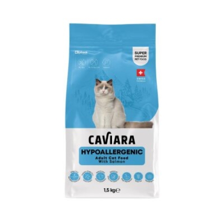 Caviara Hipoalerjenik Somonlu Yetişkin Kedi Maması 1,5 Kg