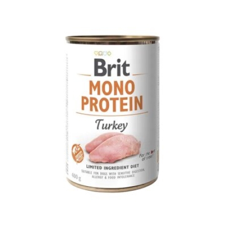 Brit Care Mono Protein Hindi Etli Yetişkin Köpek Konservesi 400 Gr