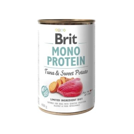 Brit Care Mono Protein Ton Balığı ve Tatlı Patatesli Yetişkin Köpek Konservesi 400 Gr
