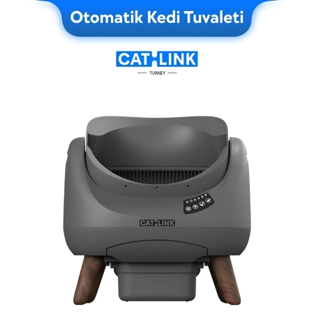 Catlink Scooper Open-X Gri Üstü Açık Otomatik Kedi Tuvaleti