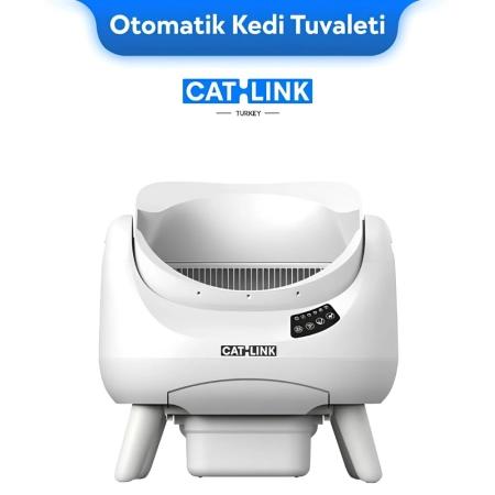 Catlink Scooper Open-X Beyaz Üstü Açık Otomatik Kedi Tuvaleti