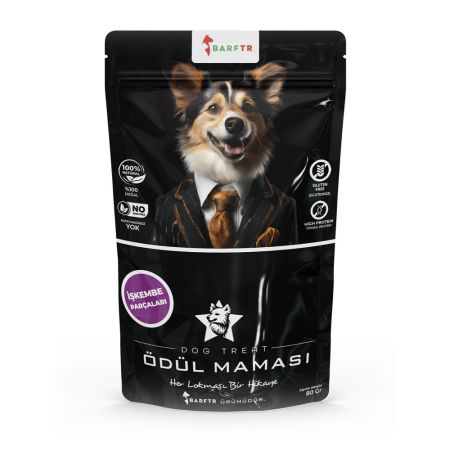 Barftr Dana İşkembe Parçaları Köpek Ödül Maması 80 gr