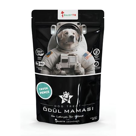 Barftr Tavuk Pençe Çiğnemelik Köpek Ödül Maması 80 gr