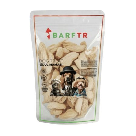 Barftr Tavuk Göğüs Eti Parçaları Kedi Ödül Maması 500 gr