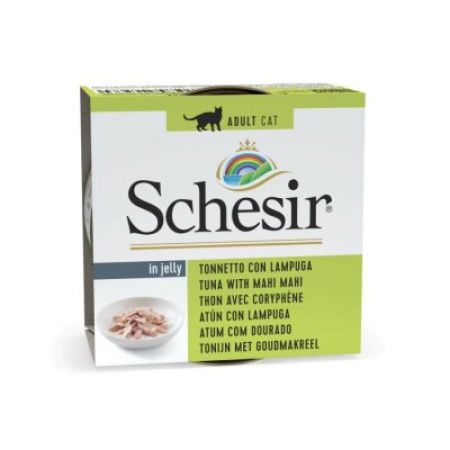Schesir Jöle İçinde Ton Balıklı ve Mahi Mahili Kedi Konservesi 85 gr