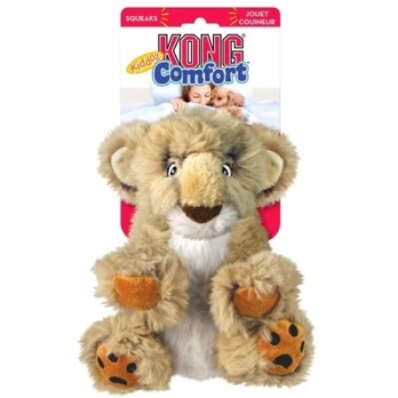 Kong Comfort Kiddos Aslan Şeklinde Peluş Köpek Oyuncağı L