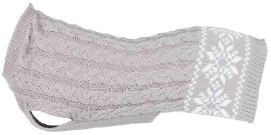 Trixie Köpek Kazağı, XS: 30 cm: 34 cm, Gri