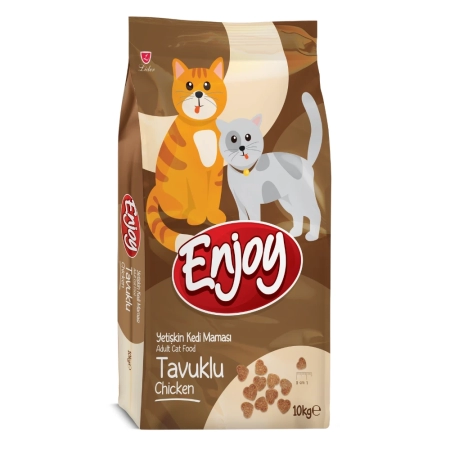 Enjoy Tavuklu Yetişkin Kedi Maması 10 kg