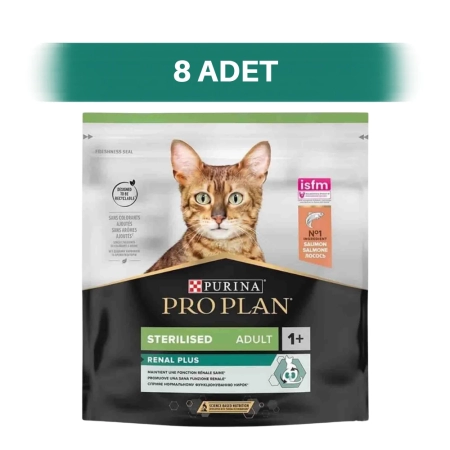 Pro Plan Somonlu Kısırlaştırılmış Kedi Maması 8 x 400 gr