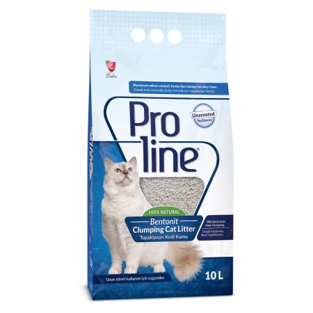 Proline Kokusuz Topaklanan Bentonit Kedi Kumu 10 lt