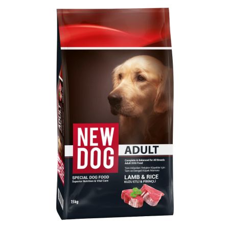 New Dog Kuzulu Yetişkin Köpek Maması 15 kg