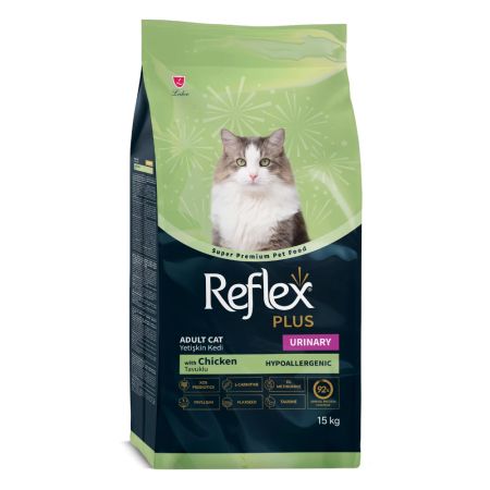 Reflex Plus Urinary Tavuklu Yetişkin Kedi Maması 15 kg
