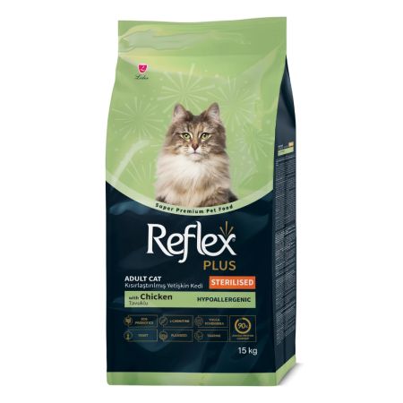 Reflex Plus Tavuklu Yetişkin Kısırlaştırılmış Kedi Maması 15 kg