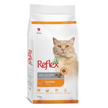Reflex Tavuklu ve Pirinçli Yetişkin Kedi Maması 15 kg