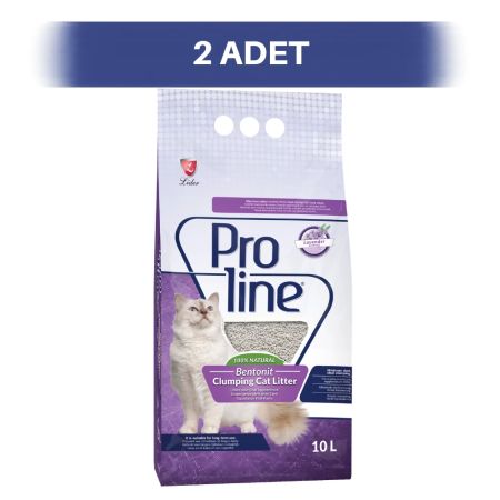 Proline Lavanta Kokulu Bentonit Kedi Kumu 2 x 10 lt