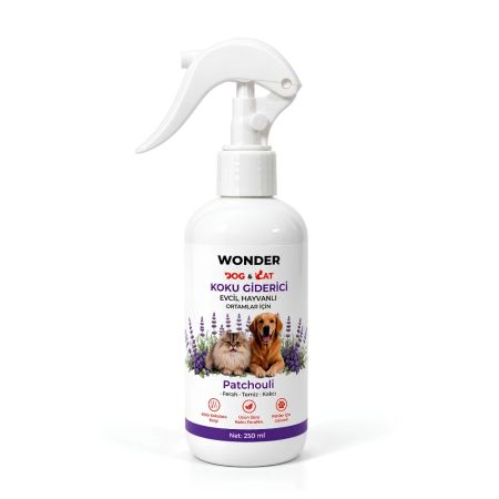 WonderCat & WonderDog Patchouli Kokulu Kedi ve Köpekler için Koku Giderici Sprey 250 ml