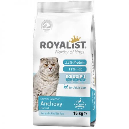 Royalist Premium Hamsili Yetişkin Kedi Maması 15 Kg