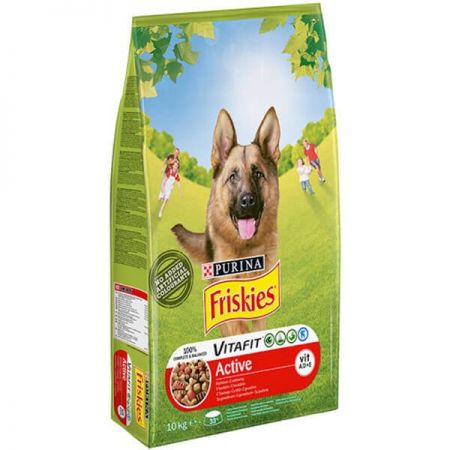 Friskies Active Vitafit Biftekli Yetişkin Köpek Maması 10 Kg