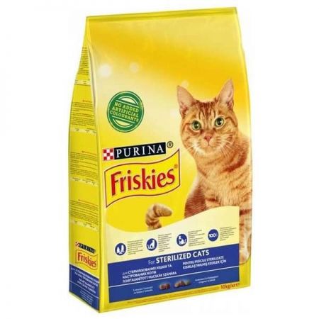 Friskies Sterilised Somonlu ve Sebzeli Kısırlaştırılmış Yetişkin Kedi Maması 10 Kg