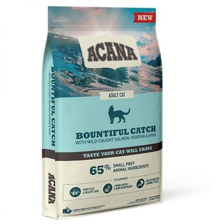 Acana Bountiful Catch Somonlu ve Ringa Balıklı Yetişkin Kedi Maması 4.5 Kg