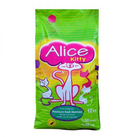 Alice Kitty Tavuklu Yavru Kedi Maması 12 Kg