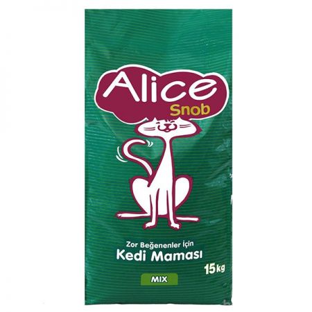 Alice Snop Tavuklu Yetişkin Kuru Kedi Maması 15 Kg