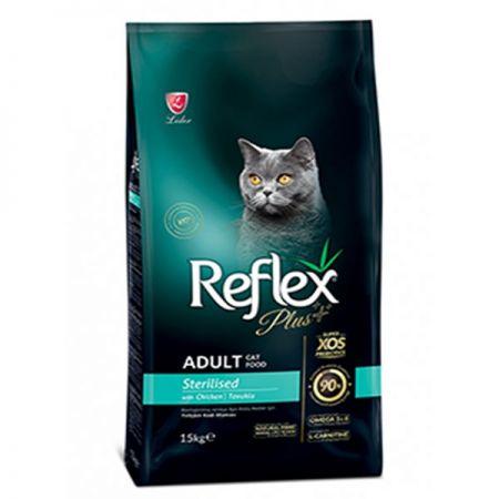Reflex Plus Tavuklu Yetişkin Kısırlaştırılmış Kedi Maması 15 Kg
