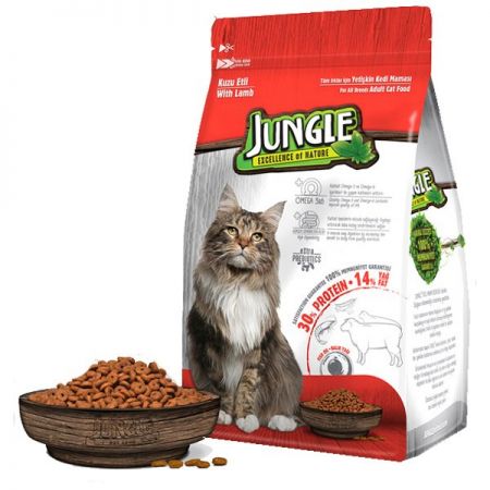 Jungle Kuzu Etli Yetişkin Kedi Maması 1.5 Kg