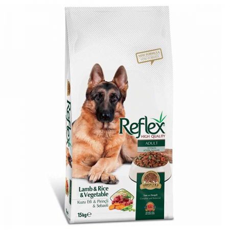 Reflex Kuzu ve Pirinçli Sebzeli Yetişkin Köpek Maması 15 Kg