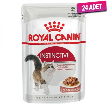 Royal Canin İnstinctive Gravy Pouch Konserve Kedi Maması 85 Gr - 24 Adet