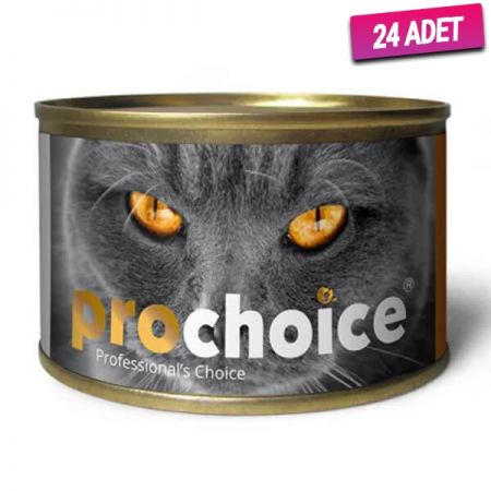 Pro Choice Adult Tavuklu Yetişkin Kedi Konservesi 80 Gr - 24 Adet