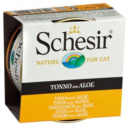 Schesir Ton Balıklı ve Aloeveralı Jöleli Konserve Kedi Maması 85 Gr