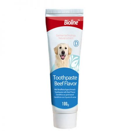 Bioline Biftek Aromalı Köpek Diş Macunu 100 G