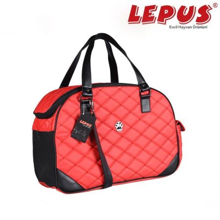 Lepus Kedi ve Köpek İçin Luxury Bag Kırmızı s 20x40x27h cm
