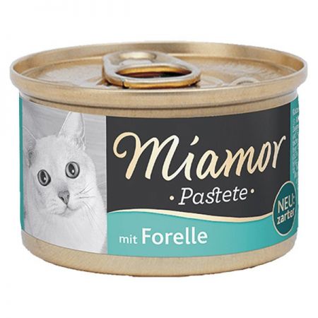 Miamor Pastete Alabalıklı Tahılsız Konserve Kedi Maması 85 Gr
