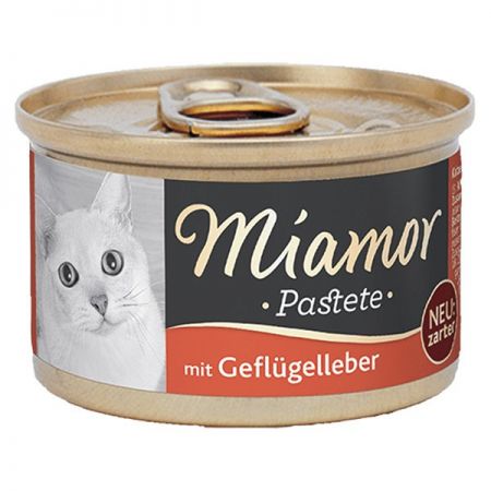 Miamor Pastete Ciğerli Tahılsız Konserve Kedi Maması 85 Gr